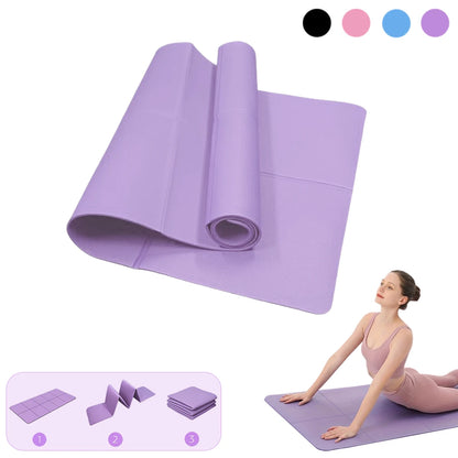 Foldable Yoga Mat Eco Friendly EVA Folding Travel Fitness Exercise Mat 3mm/4mm/6mm Thicknesses for Yoga Pilates & Floor Workouts