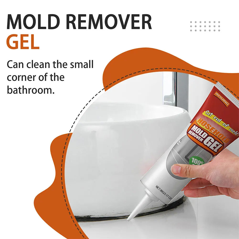 90G Effective Mold Mildew Cleaner Mold Remover Eco Friendly Gel Mildew Remover for Bathroom Washing Machine Refrigerator Strip