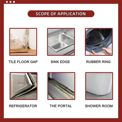 90G Effective Mold Mildew Cleaner Mold Remover Eco Friendly Gel Mildew Remover for Bathroom Washing Machine Refrigerator Strip